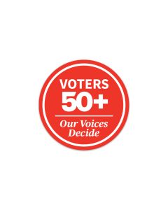Voter 4.25" bumper sticker 1