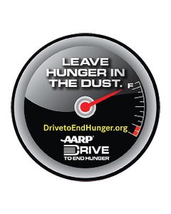 Magnet: Drive to End Hunger 5” Round Fuel Gauge