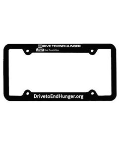 License Plate Holder: Drive to End Hunger License Plate Holder