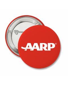 Button: AARP 2.5” Round Red