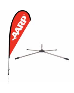 Banner: AARP Tear Drop Sail Sign - BASE ONLY
