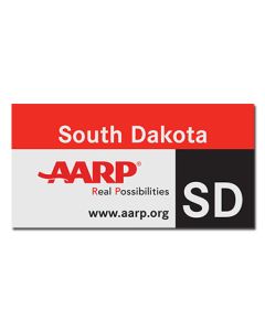 Banner: AARP Vinyl 4 x 2 Banner - State Red