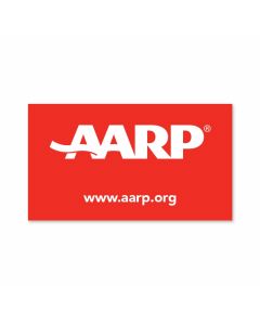 Magnet: AARP Business Card Size Red