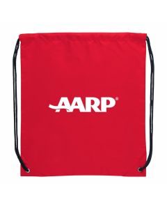 Bag: AARP Draw String Back Pack Red
