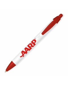 Pen: AARP Bic Wide Body Retractable Pen White