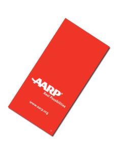 Towel: AARP Sport Towel 22” x 44” Red