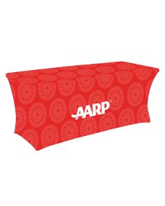 AARP 6' form fitted table throw 