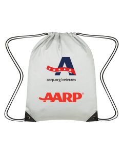 AARP VMF reflective drawstring bag