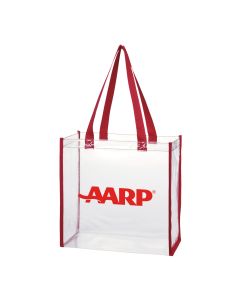 Clear tote bag