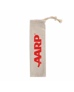 AARP Cotton Carrying Pouch Red