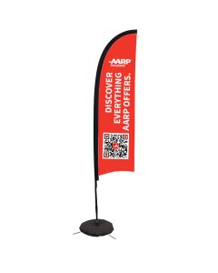 7'  General Blade Sail Sign Kit with scissor base