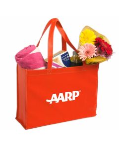 Bag: AARP All Weather Tote Bag Red