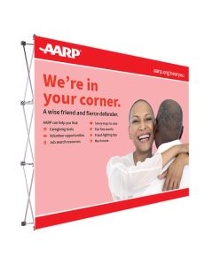 Backdrop: AARP 10' x 8' Fabric Display