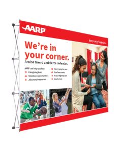 Backdrop: AARP 10' x 8' Fabric Display