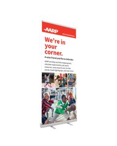 Banner Retractable: AARP Banner