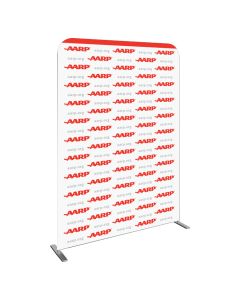 Backdrop: AARP 4’ x 8’ Fabric Pillowcase Backdrop + Frame & Nylon Carrying Bag