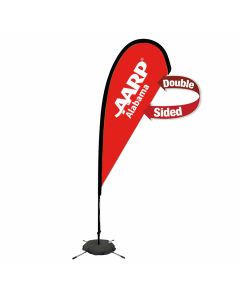 Banner: AARP Tear Drop Sail Sign Kit - 8' - State