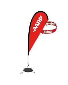 Banner: AARP Tear Drop Sail Sign Kit - 8'