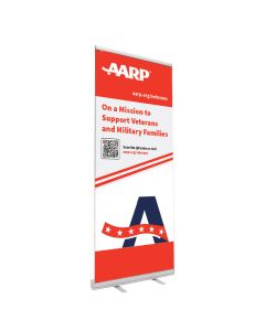 Banner Retractable: AARP Veteran Banner 