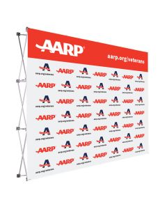Backdrop: AARP Veteran 100 x 80 Fabric Display 