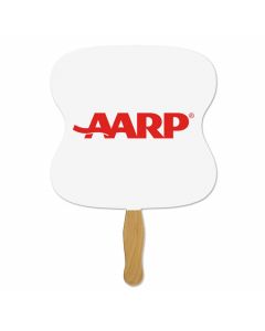 Fan: AARP Hand Fan White