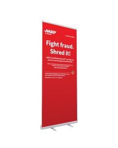 Banner Retractable: AARP Fraud Watch Network  Banner V3