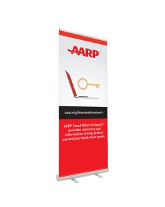Banner Retractable: AARP Fraud Watch Network  Banner V5