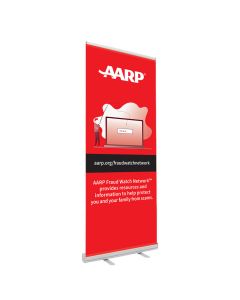 Banner Retractable: AARP Fraud Watch Network  Banner V6