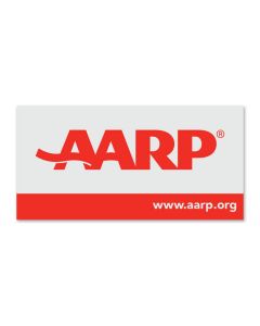 Banner: AARP Vinyl 4’ x 2’ Banner Grey