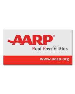 Banner: AARP Vinyl 8’ x 4’ Banner Red