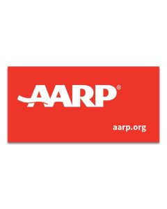 Banner: AARP Vinyl 4’ x 2’ Banner
