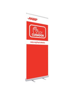 Banner Retractable: AARP I am a Caregiver-Spanish version