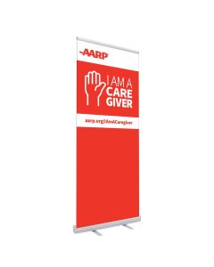 Banner Retractable: AARP I am a Caregiver