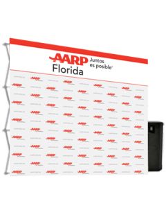 Backdrop: AARP State 10 x 8 Fabric Display - Spanish