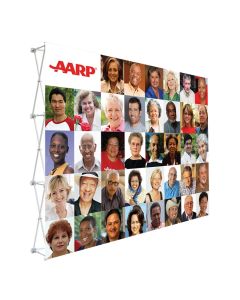 Display: Backdrop Faces 10’ x 8’ Fabric Backdrop