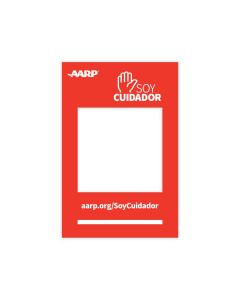 AARP I am a Caregiver photo frame-Spanish version