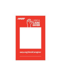AARP I am a Cargiver photo frame
