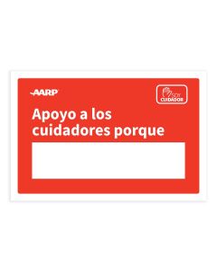 AARP I am a Caregiver and I board-Spanish version