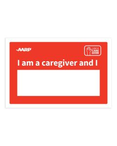 AARP I am a Caregiver and I board