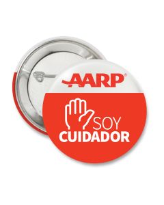 AARP I am a Caregiver button-Spanish version