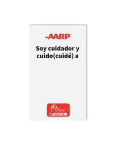 AARP I support Caregivers because adhesive note pad-Spanish version